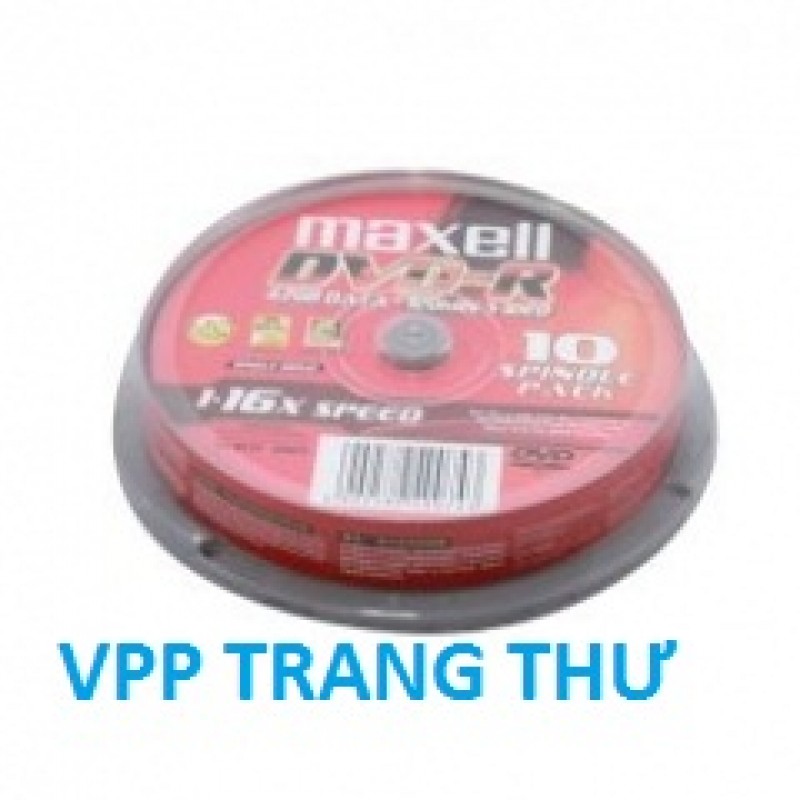 Đĩa DVD Maxell - Hộp tròn 10 cái